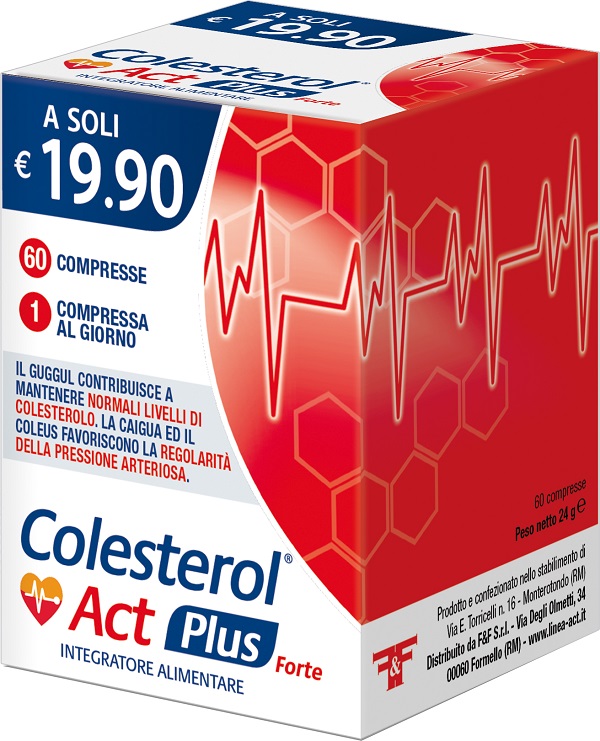 COLESTEROL ACT PLUS FORTE 60 COMPRESSE - farmachicca