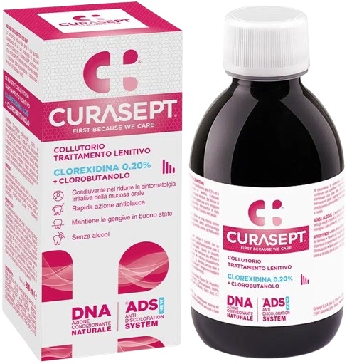 CURASEPT COLLUTORIO ADS DNA TRATTAMENTO LENITIVO 200 ML - farmachicca