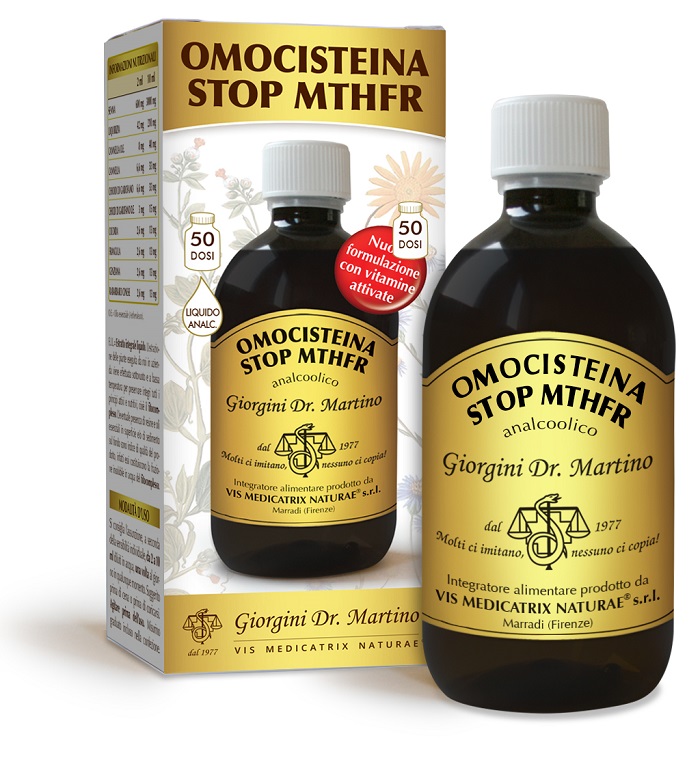 OMOCISTEINA STOP MTHFR LIQUIDO ANALCOOLICO 500 ML - farmachicca