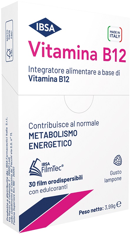 VITAMINA B12 IBSA 30 FILM ORALI - farmachicca