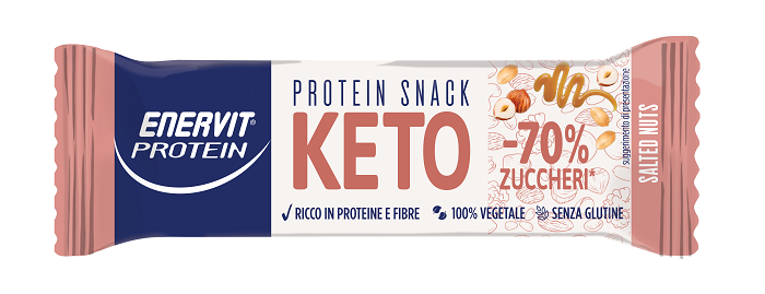 ENERVIT PROTEIN KETO SNACK SALTED NUTS 35 G - farmachicca