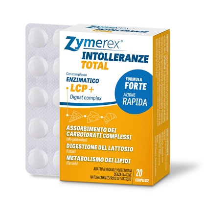 ZYMEREX INTOLLERANZE TOTAL 20 COMPRESSE - farmachicca