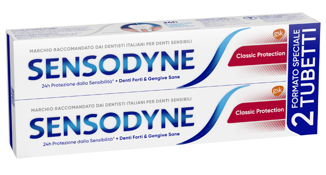 SENSODYNE CLASSICO PROTECTION 2 X 75 ML - farmachicca