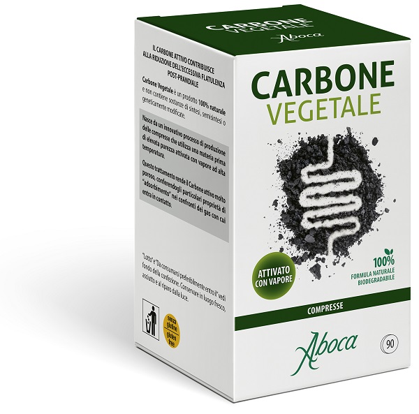 CARBONE VEGETALE 90 COMPRESSE - farmachicca