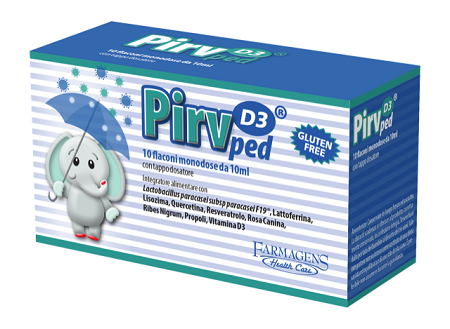 PIRV D3 PED 10 FLACONI MONODOSE - farmachicca