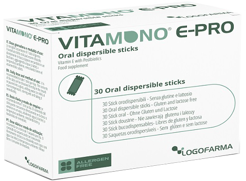 VITAMONO E-PRO 30 STICK ORODISPERSIBILI DA 1,1 G - farmachicca