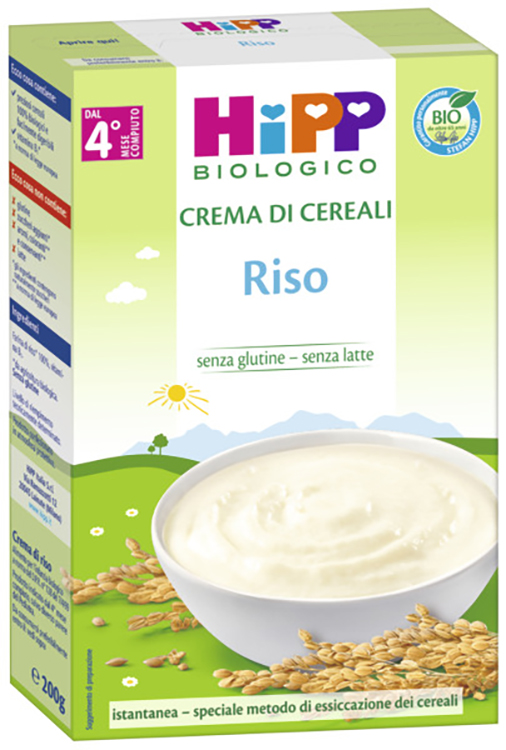 HIPP BIO CREMA CEREALI RISO 200 G - farmachicca