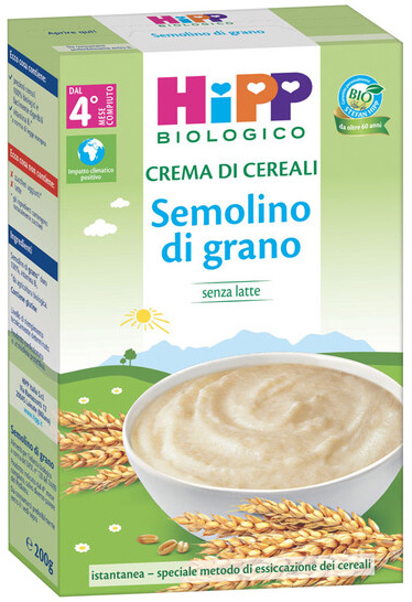 HIPP BIO CREMA CEREALI SEMOLINO DI GRANO 200 G - farmachicca