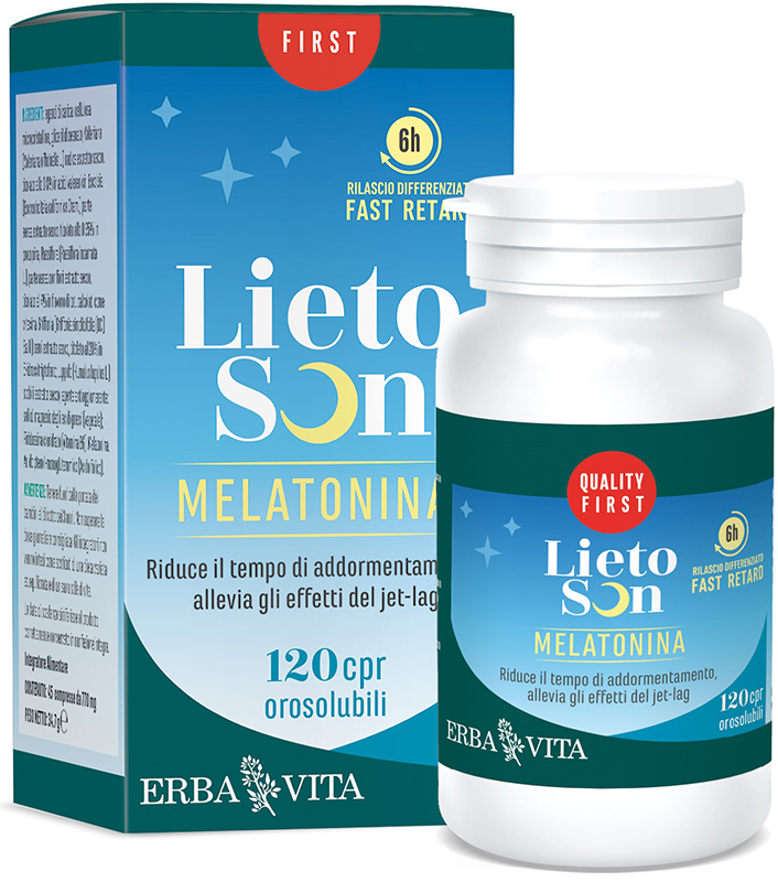 LIETOSON MELATONINA 120 COMPRESSE OROSOLUBILI - farmachicca