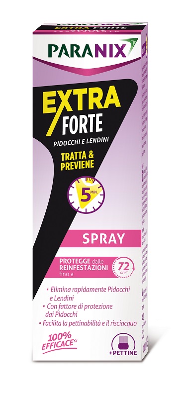 SPRAY EXTRA FORTE PARANIX PER PIDOCCHI E LENDINI 100 ML - farmachicca