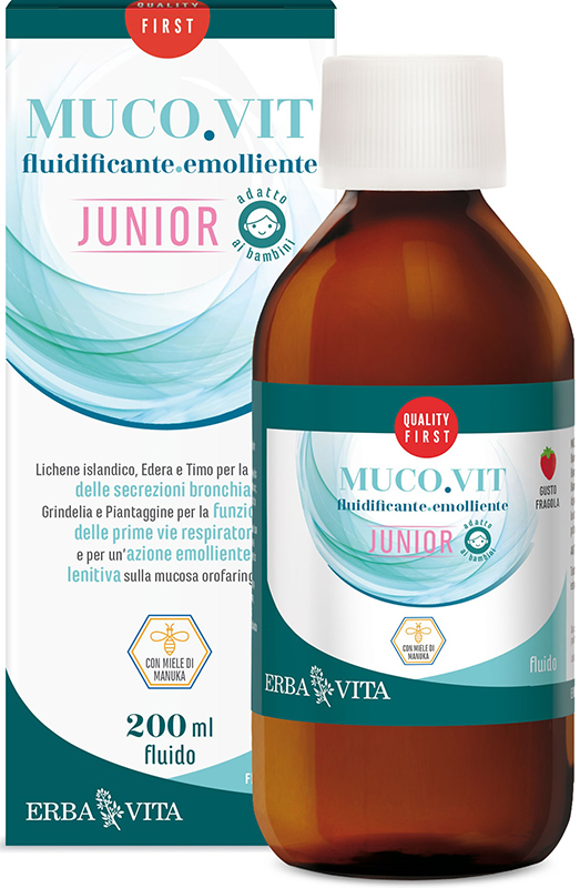 MUCOVIT FLUIDO BAMBINI 200 ML - farmachicca