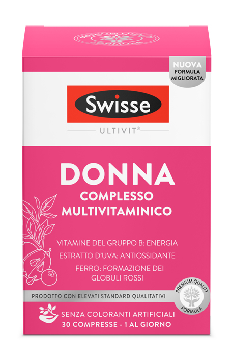 SWISSE MULTIVITAMINICO DONNA 30 COMPRESSE - farmachicca