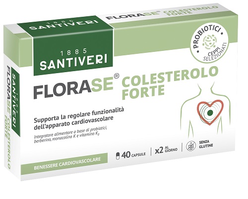 FLORASE COLESTEROLO FORTE 40 CAPSULE - farmachicca