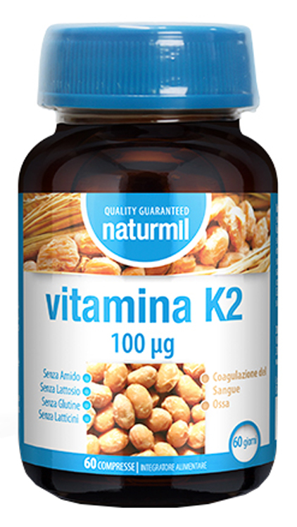 NATURMIL VITAMINA K2 100 MCG 60 COMPRESSE DA 0,67 G - farmachicca