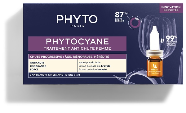 PHYTOCYANE FIALE DONNA CADUTA PROGRESSIVA 12 FIALE DA 5 ML - farmachicca