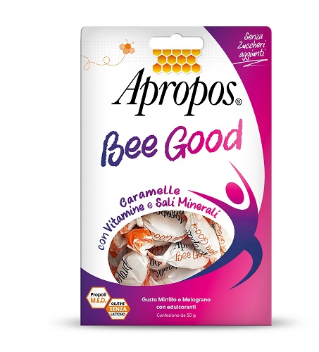 APROPOS BEE GOOD CARAMELLE MULTIVITAMINICHE 50 G - farmachicca