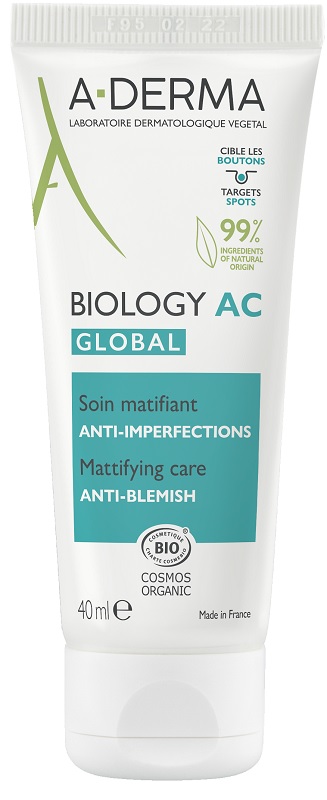 ADERMA BIOLOGY AC GLOBAL TRATTAMENTO OPACIZZANTE ANTI IMPERFEZIONI 40 ML - farmachicca