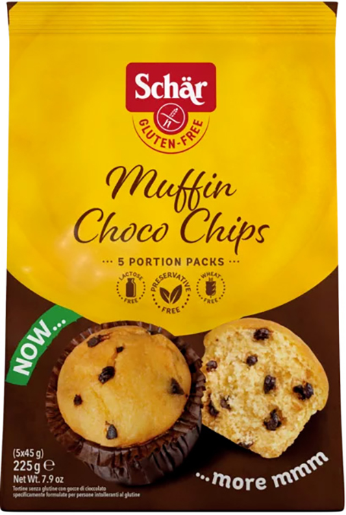 SCHAR MUFFIN CHOCO CHIP 225 G - farmachicca