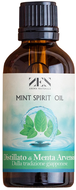 ZEN MINT SPIRIT OIL DISTILLATO DI MENTA ARVENSIS DALLA TRADIZIONE GIAPPONESE 100 ML - farmachicca