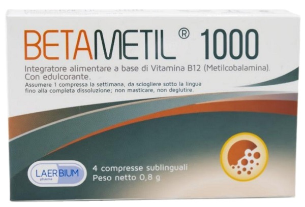 BETAMETIL 1000 4 COMPRESSE SUBLINGUALI - farmachicca