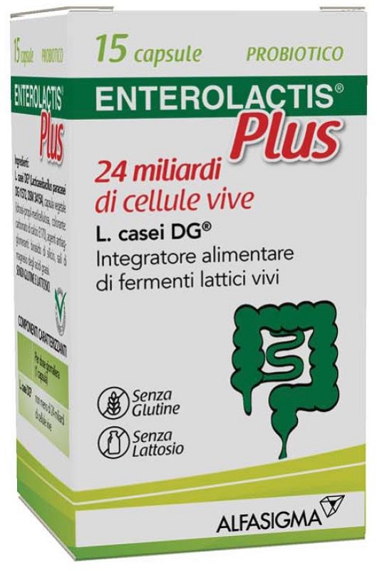 ENTEROLACTIS PLUS 15 CAPSULE - farmachicca