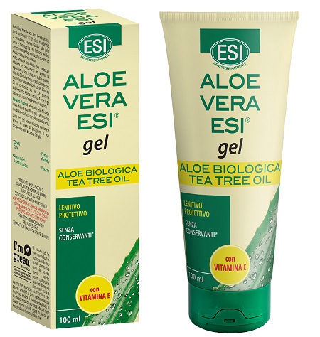 ESI ALOE VERA GEL TEA TREE CON VITAMINA E 100 ML - farmachicca