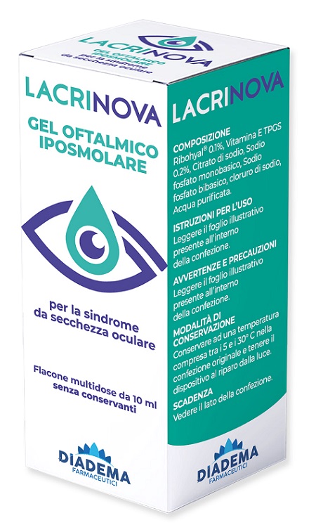 LACRINOVA GEL OFTALMICO IPOSMOLARE TB 10 ML - farmachicca