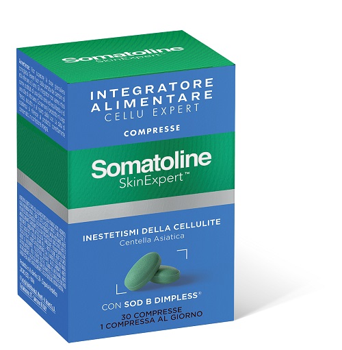 SOMATOLINE INTEGRATORE CELLULITE EXPERT 30 COMPRESSE - farmachicca