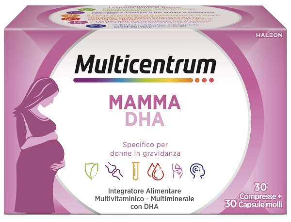 MULTICENTRUM MAMMA DHA 30 COMPRESSE + 30 CAPSULE - farmachicca