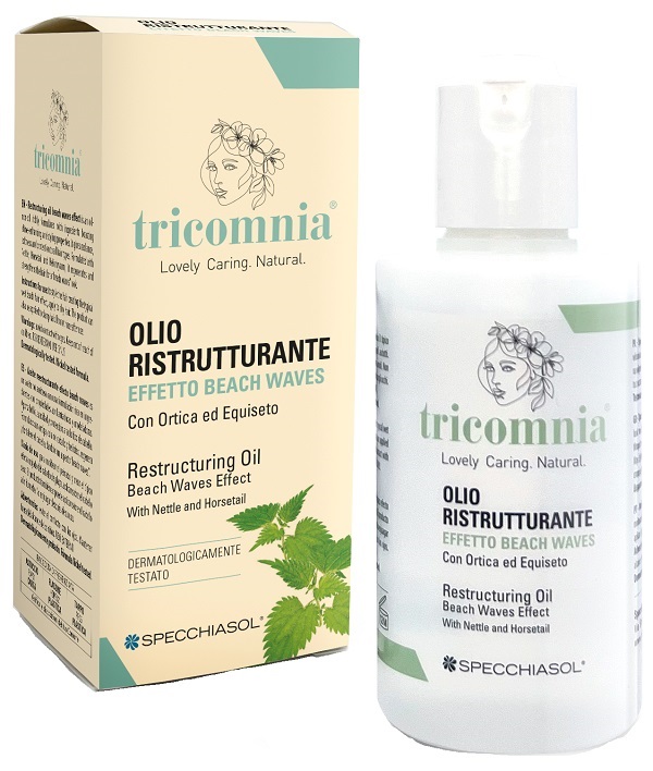 TRICOMNIA OLIO RISTRUTTURANTE EFFETTO BEACH WAVES 50 ML - farmachicca