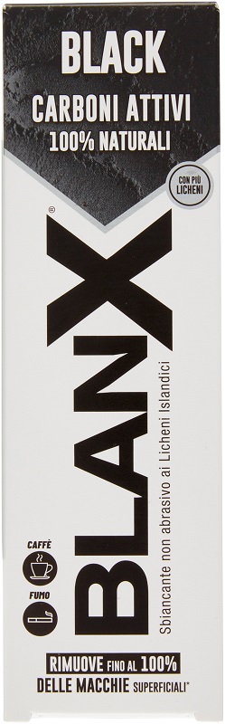 BLANX BLACK CARBONE DENTIFRICIO 75 ML - farmachicca