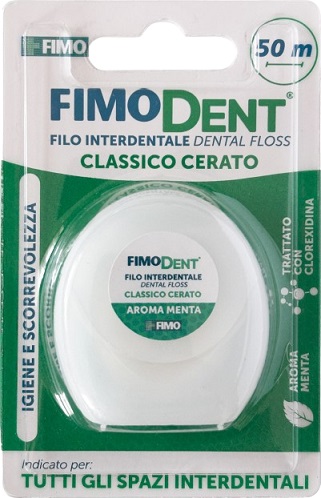FIMODENT FILO INTERDENTALE CERATO 50M - farmachicca