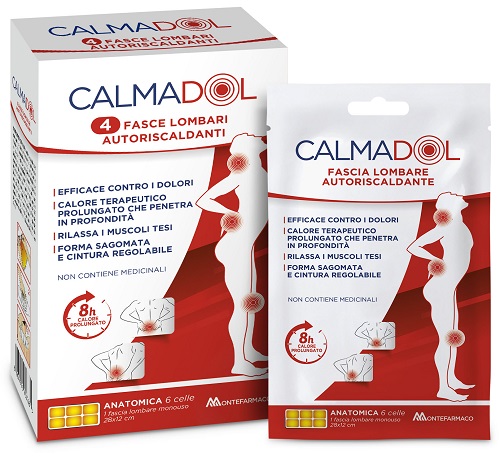 FASCIA LOMBARE CALMADOL 4 PEZZI - farmachicca