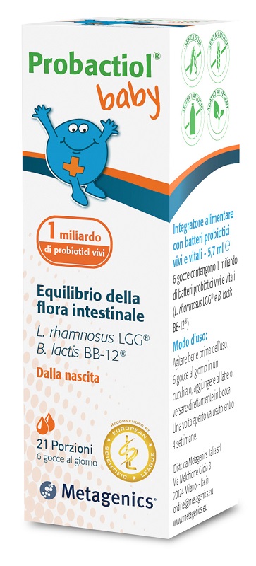 PROBACTIOL BABY GOCCE 21 PORZIONI 5 ML - farmachicca