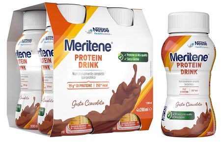 MERITENE DRINK CIOCCOLATO 4 PEZZI DA 200 ML - farmachicca