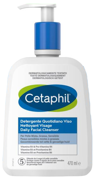 CETAPHIL DETERGENTE QUOTIDIANO VISO 470 ML - farmachicca