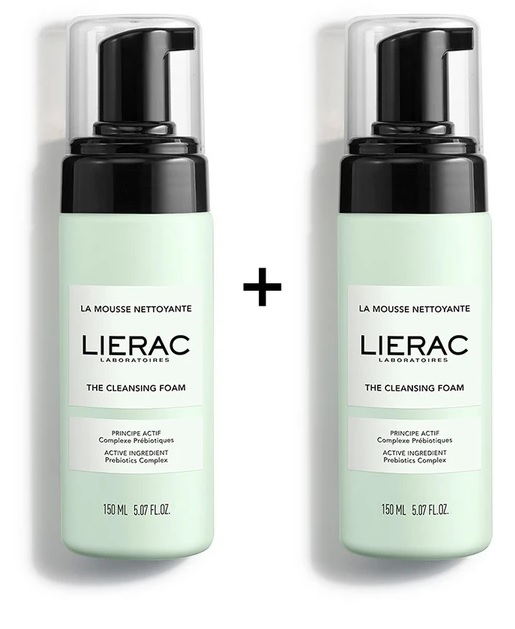 LIERAC DUO MOUSSE STRUCCANTE 150 ML 2 CONFEZIONI - farmachicca