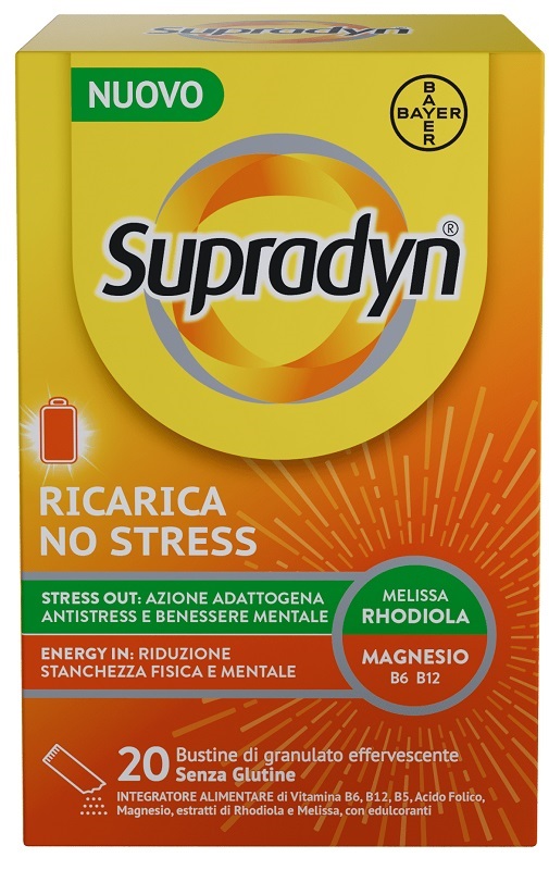 SUPRADYN RICARICA NO STRESS 20 BUSTINE - farmachicca