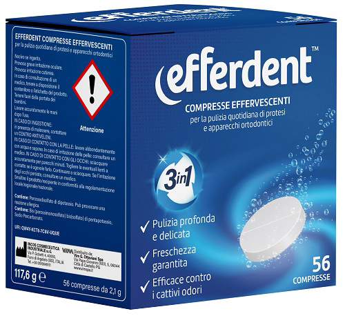 EFFERDENT 56 COMPRESSE EFFERVESCENTI - farmachicca