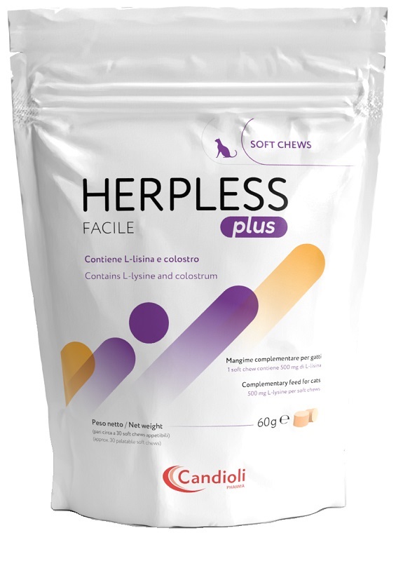 HERPLESS PLUS FACILE 30 SOFT CHEWS - farmachicca