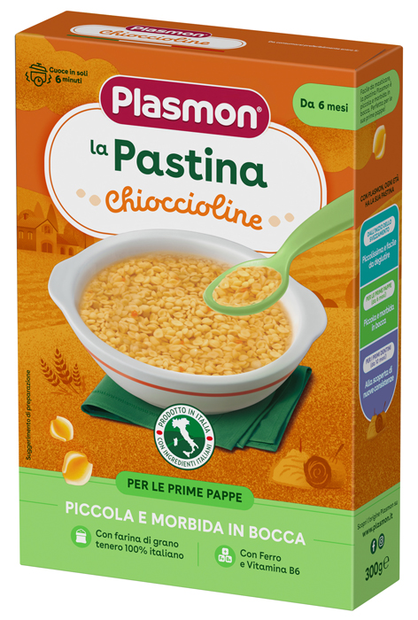 PLASMON PASTA CHIOCCIOLINE 300 G - farmachicca