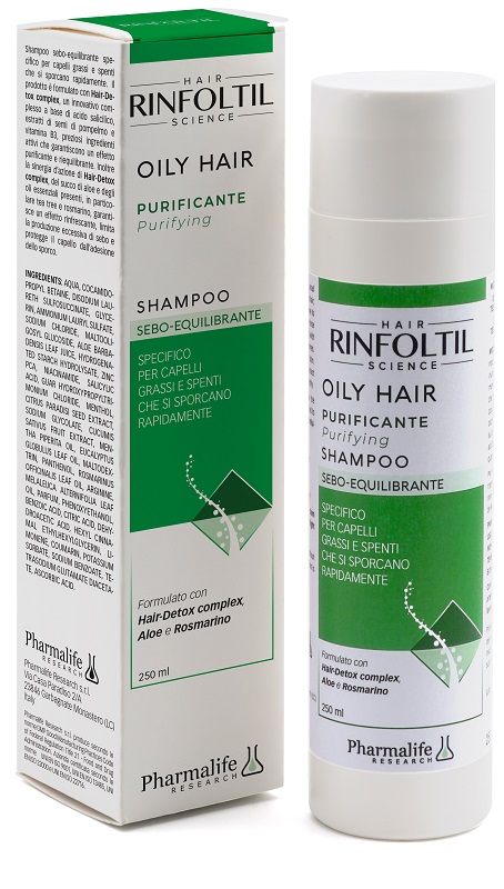 RINFOLTIL OILY HAIR SHAMPOO 250 ML - farmachicca