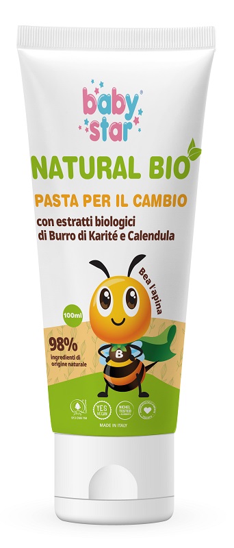 BABYSTAR PASTA CAMBIO PROTETTIVA NATURAL BIO 100 ML - farmachicca