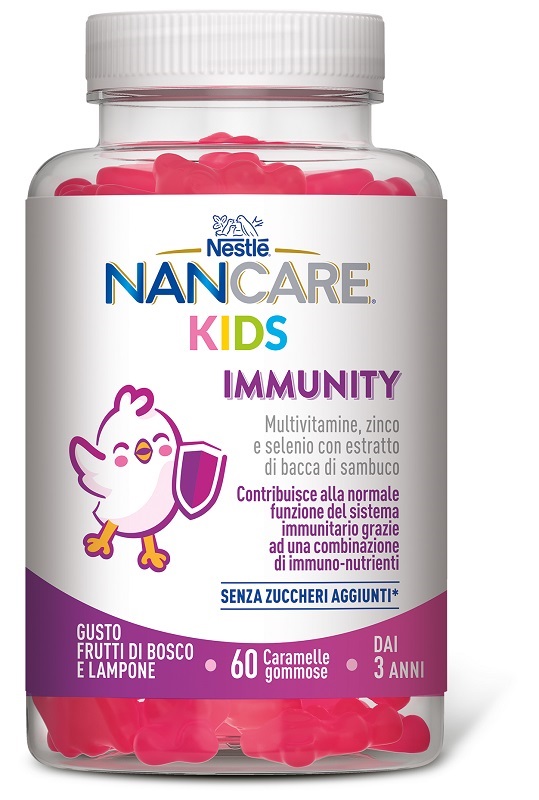 NANCARE KIDS IMMUNITY 60 GUMMIES - farmachicca