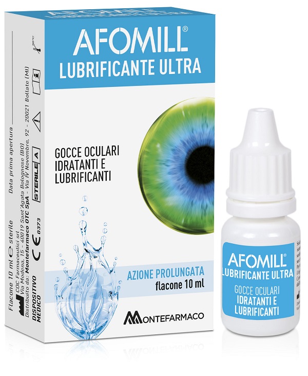 AFOMILL LUBRIFICANTE ULTRA GOCCE OCULARI 10 ML - farmachicca