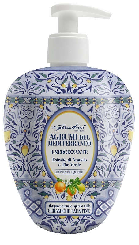 GANDINI SAPONE LIQUIDO FAENZA AGRUMI 500 ML - farmachicca