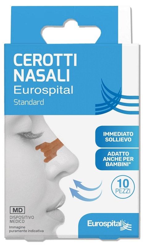 CEROTTI NASALI STANDARD 5,6X1,8CM 10 PEZZI - farmachicca