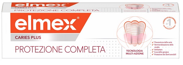 ELMEX DENTIFRICIO CARIES PLUS PROTEZIONE COMPLETA 75 ML - farmachicca