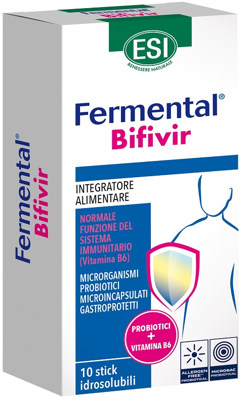 ESI FERMENTAL BIFIVIR 10 STICK IDROSOLUBILI - farmachicca