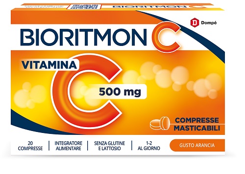 BIORITMON C 500MG VITAMINA C 20 COMPRESSE MASTICABILI - farmachicca